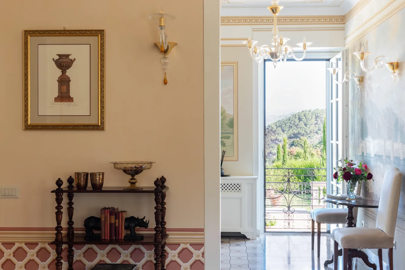 The main villa at Villa Marie